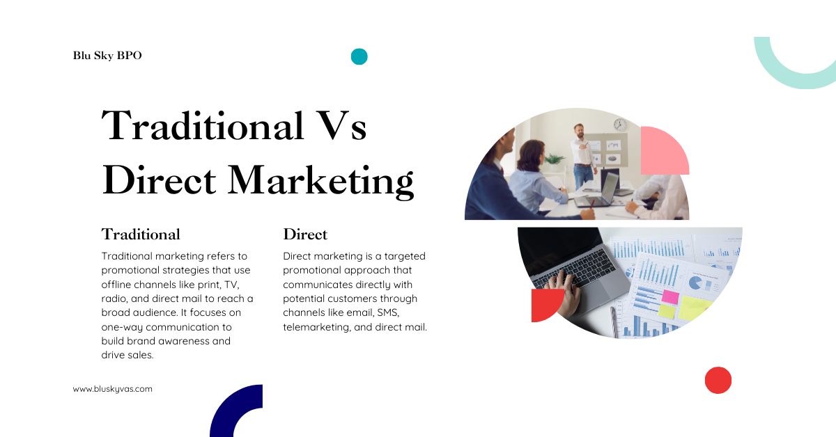 Traditional vs direct marketing explained